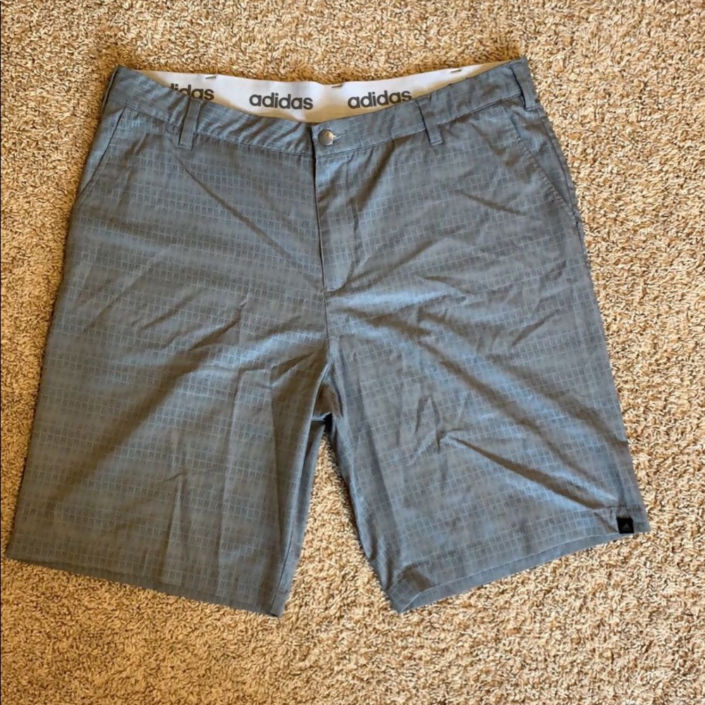 Men’s adidas golf shorts.